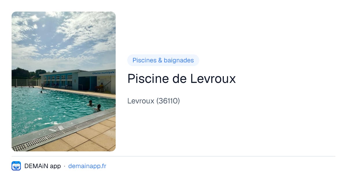 Piscine de Levroux — Levroux