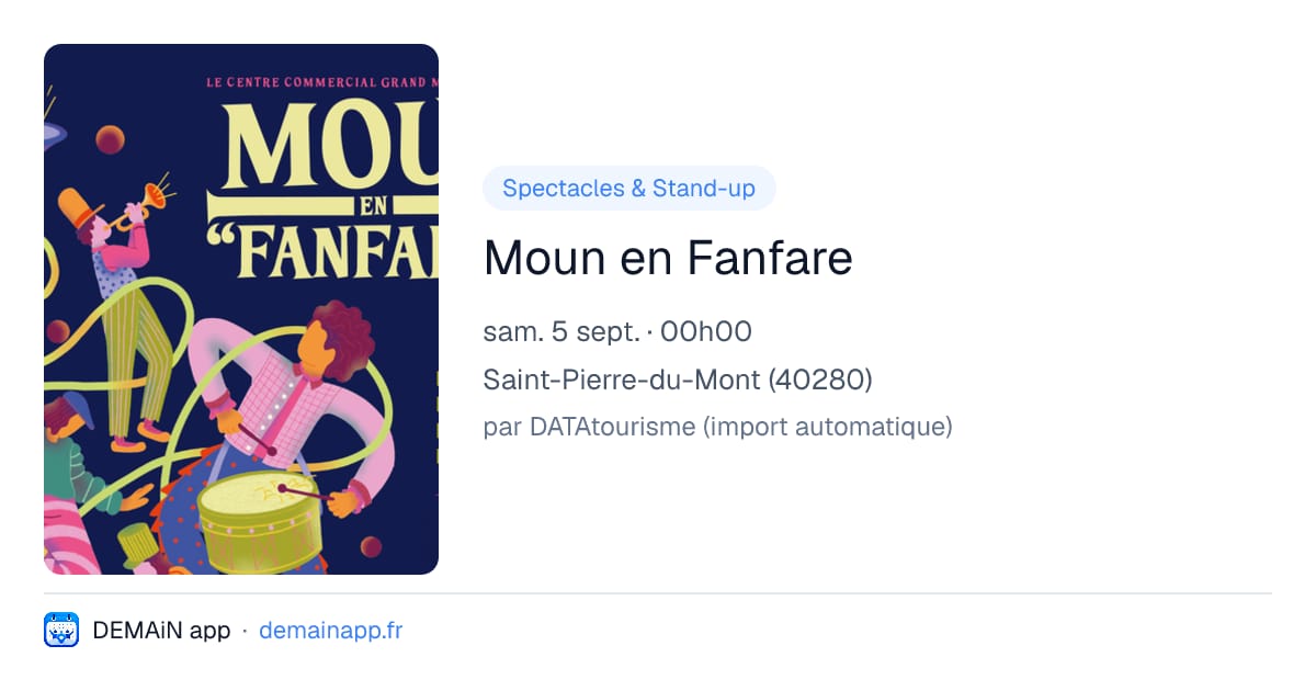 Moun en Fanfare — Saint-Pierre-du-Mont