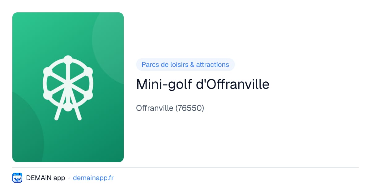 Mini-golf d'Offranville — Offranville
