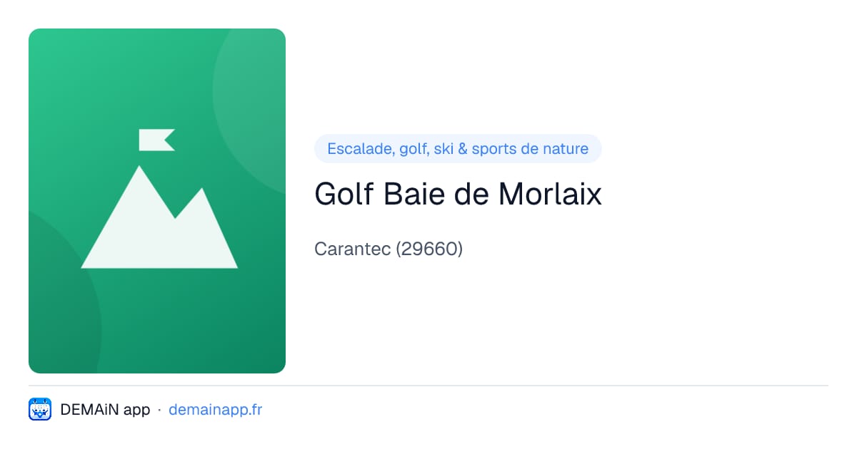 Golf Baie de Morlaix — Carantec
