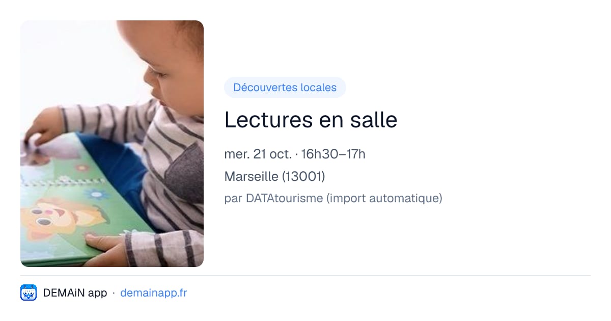 Lectures en salle — Marseille