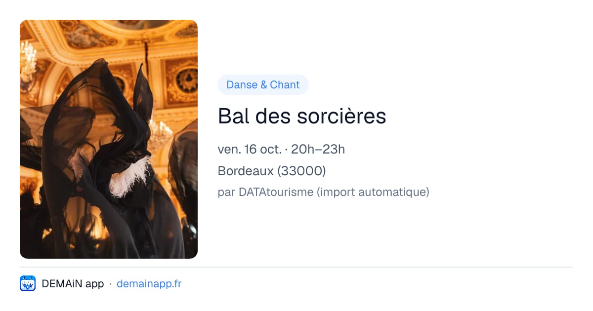 Bal des sorcières — Bordeaux