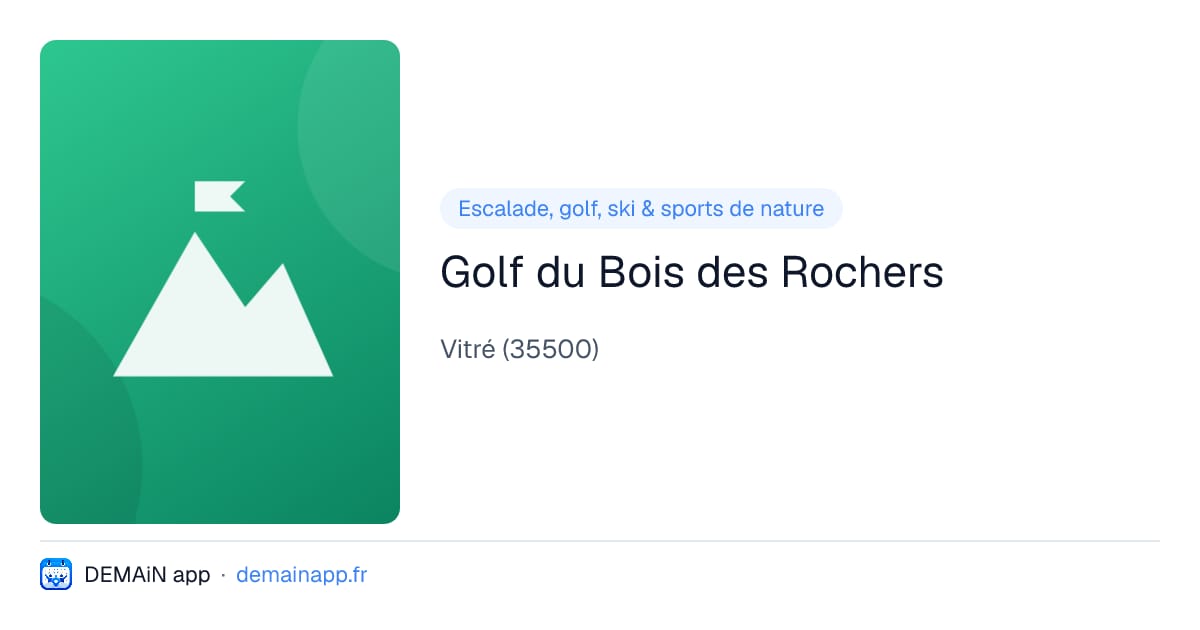 Golf du Bois des Rochers — Vitré