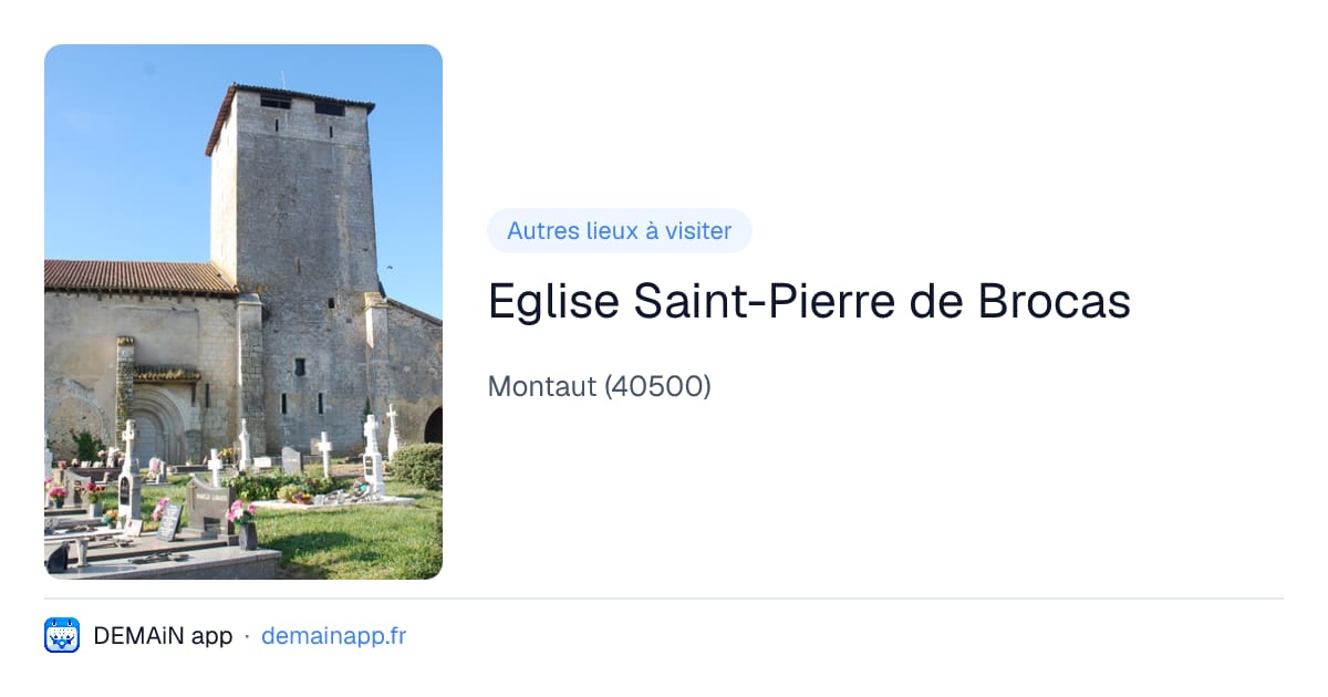 Eglise Saint-Pierre de Brocas — Montaut