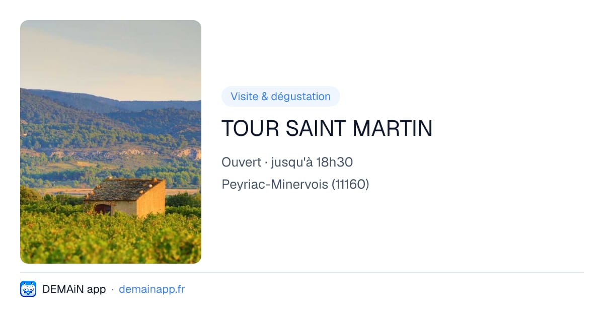 TOUR SAINT MARTIN — Peyriac-Minervois