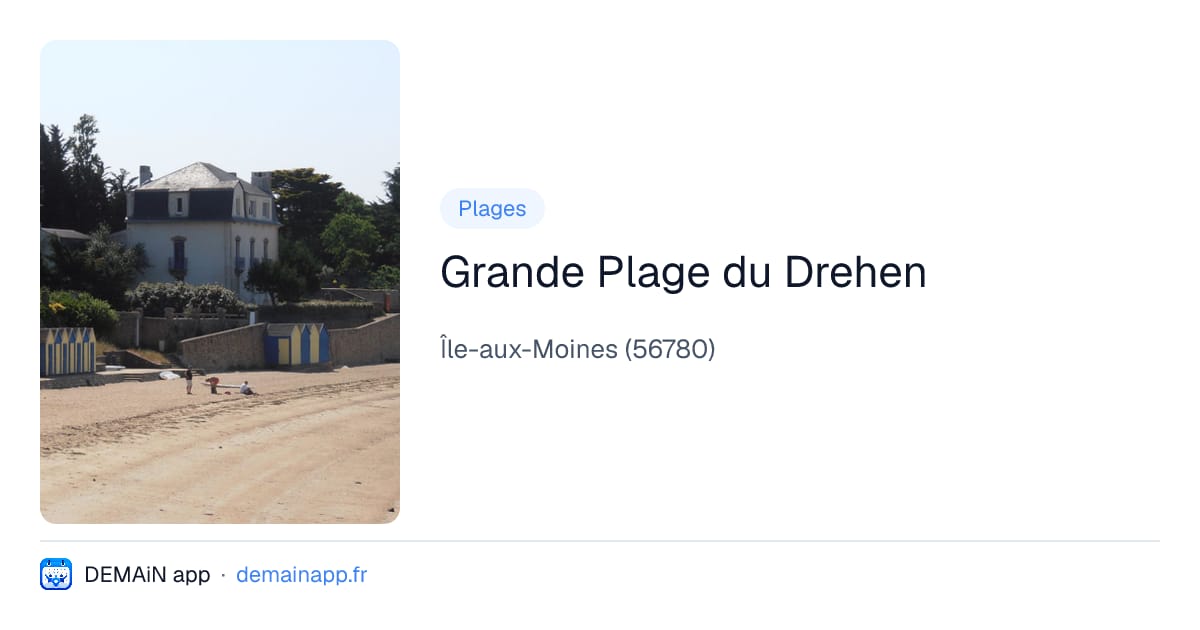 Grande Plage du Drehen — Île-aux-Moines