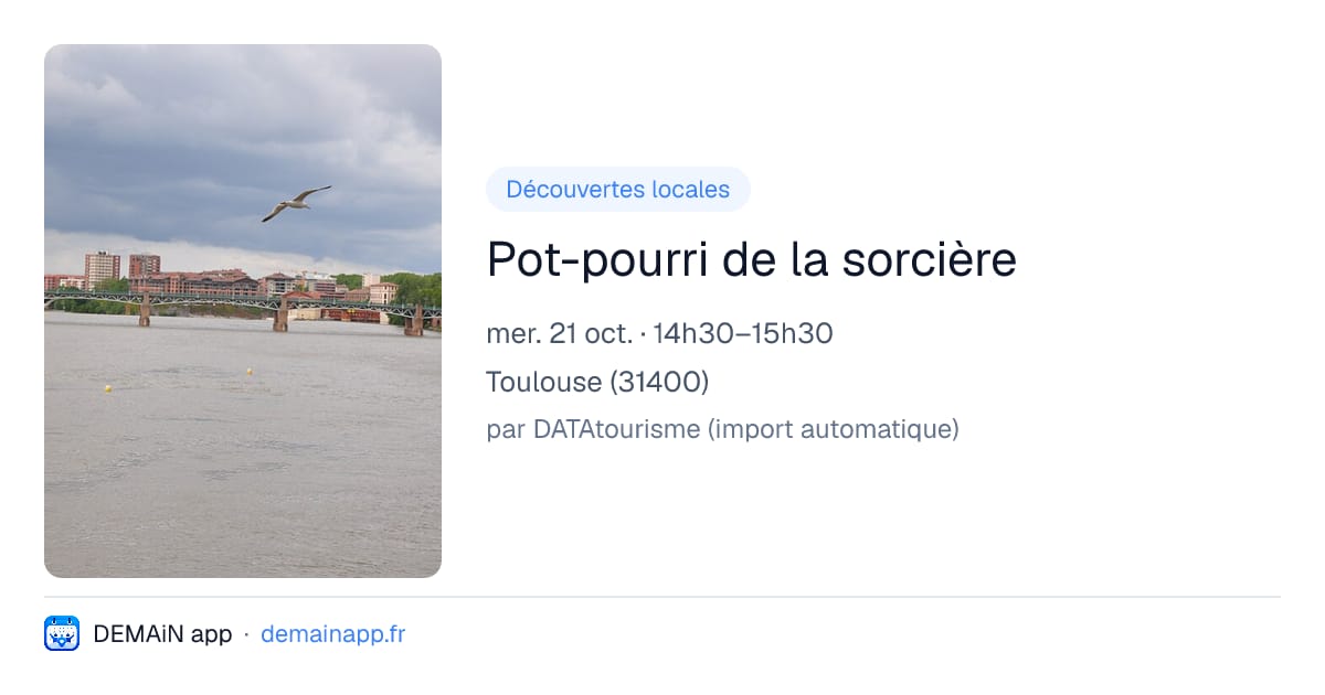 Pot-pourri de la sorcière — Toulouse