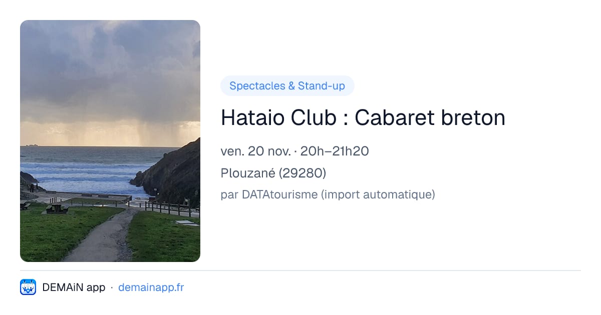 Hataio Club : Cabaret breton — Plouzané