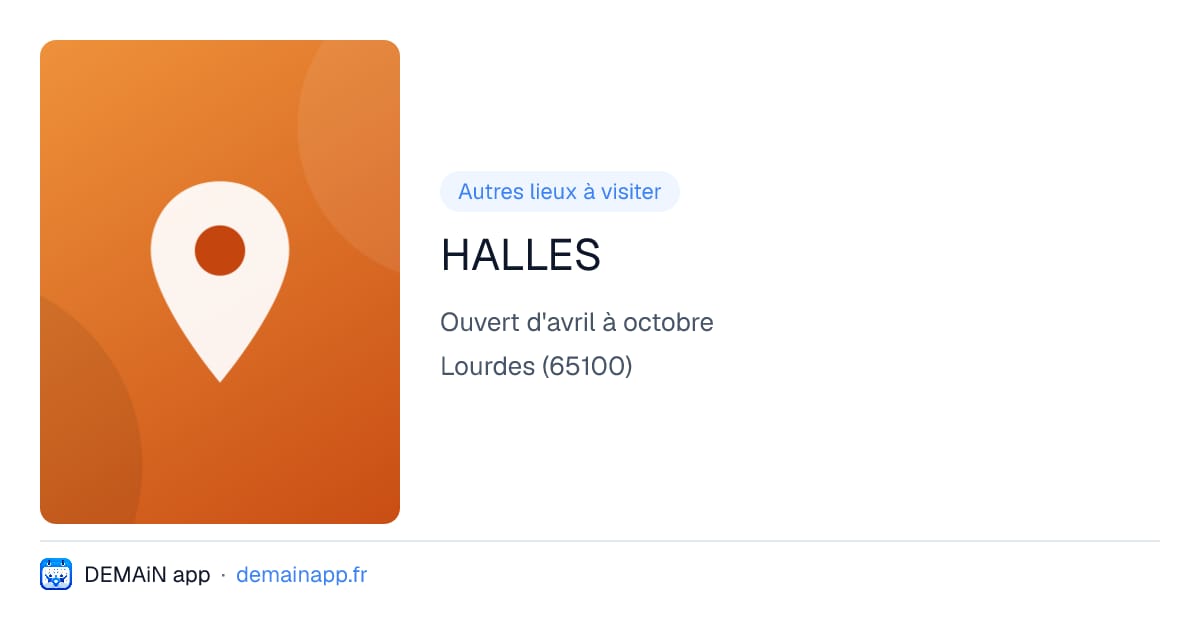 HALLES — Lourdes
