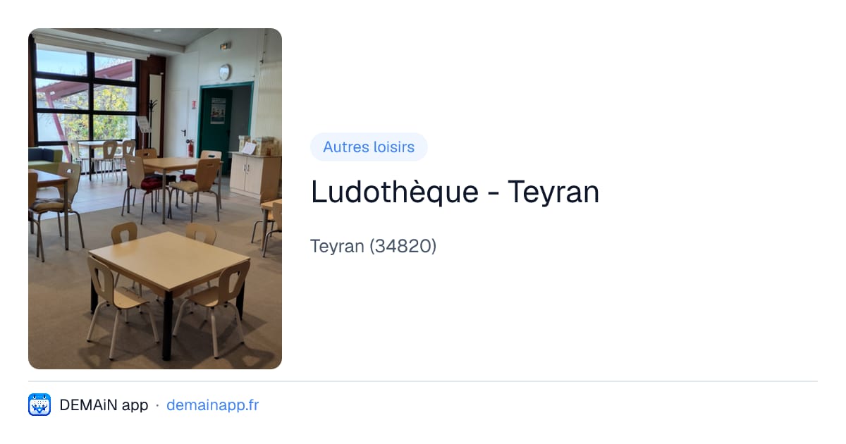 Ludothèque - Teyran — Teyran