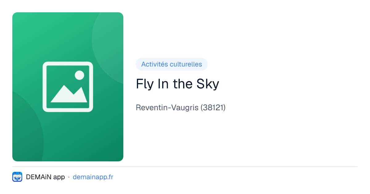 Fly In the Sky — Reventin-Vaugris