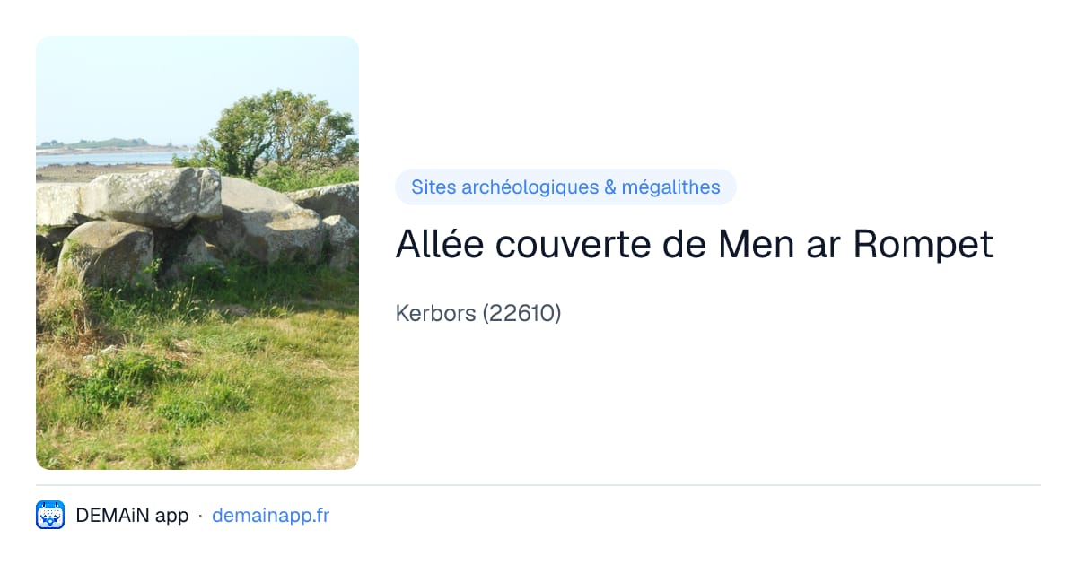 Allée couverte de Men ar Rompet — Kerbors