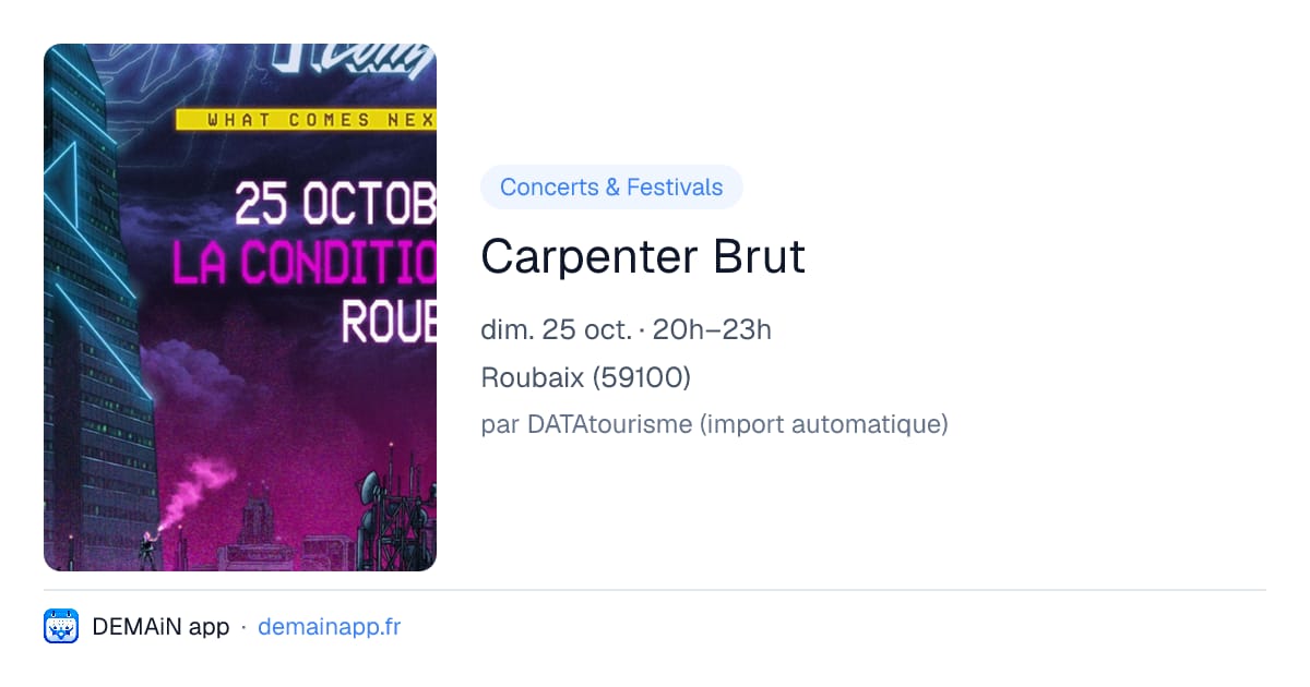 Carpenter Brut — Roubaix