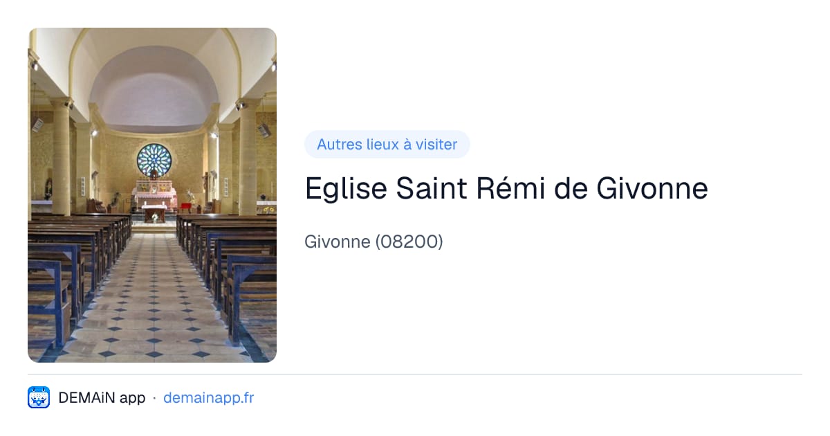 Eglise Saint Rémi de Givonne — Givonne