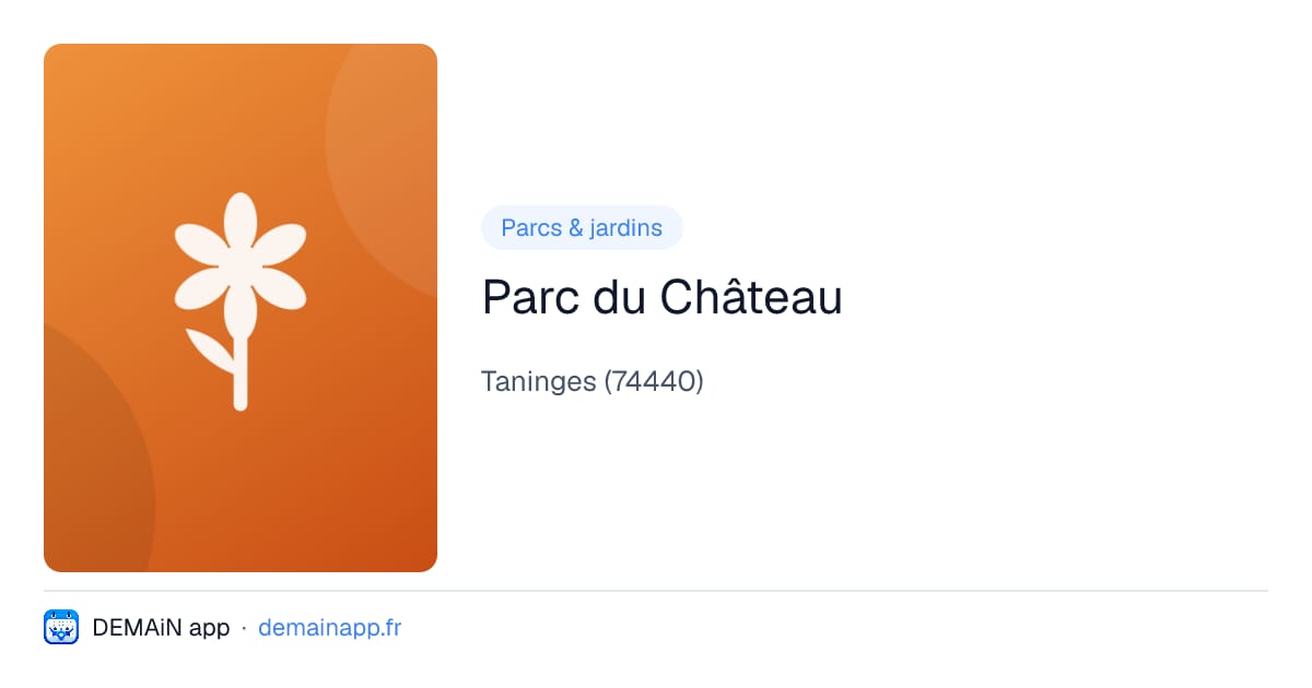 Parc du Château — Taninges