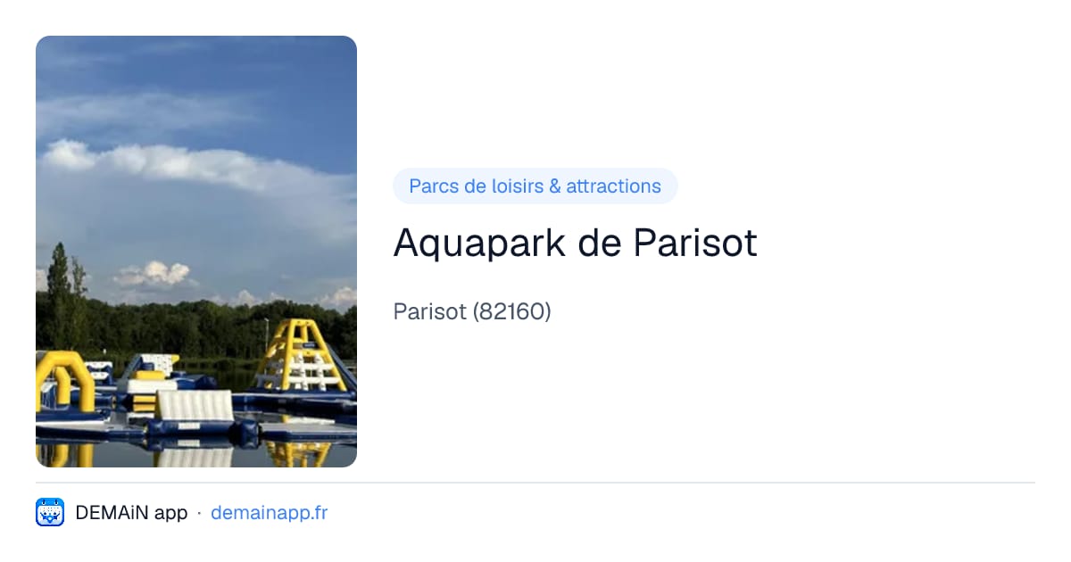 Aquapark de Parisot — Parisot