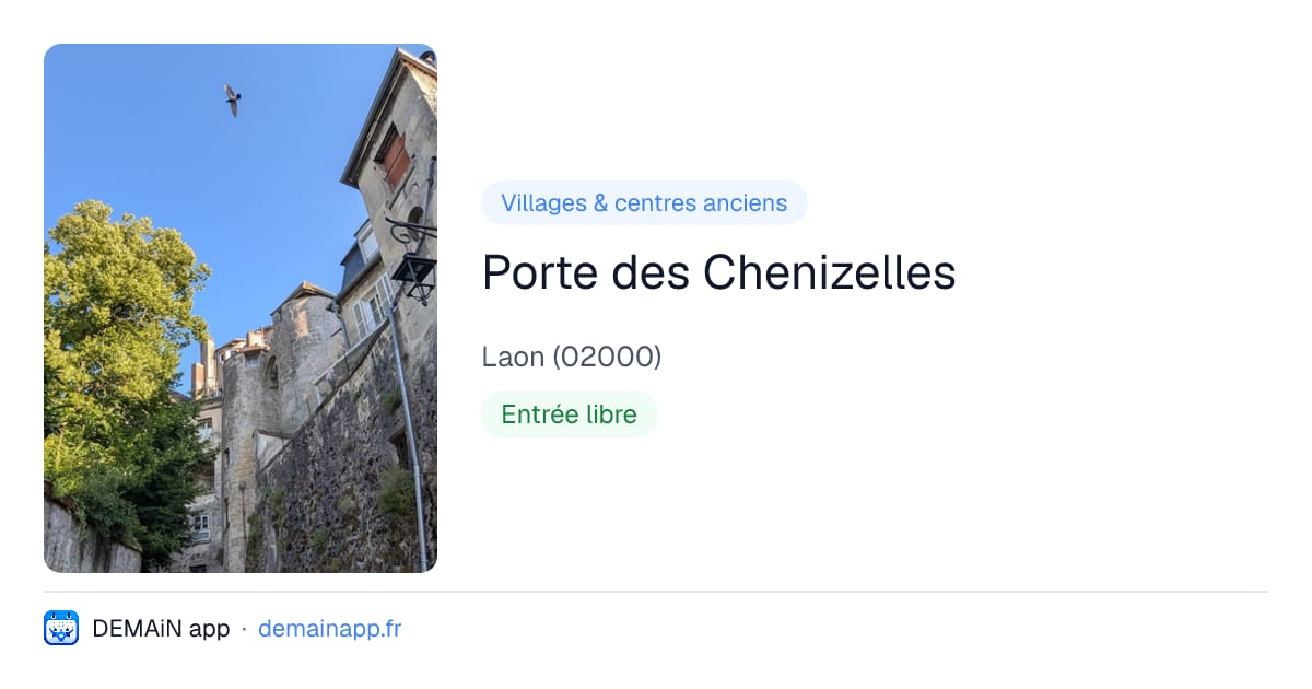 Porte des Chenizelles — Laon