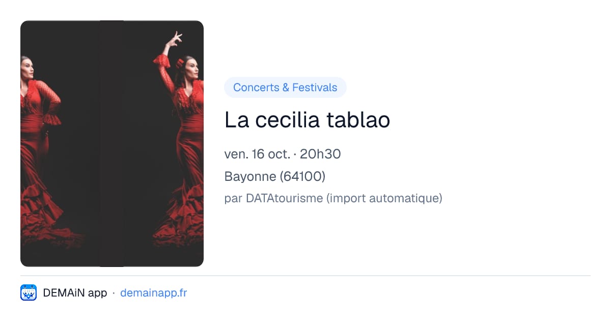 La cecilia tablao — Bayonne