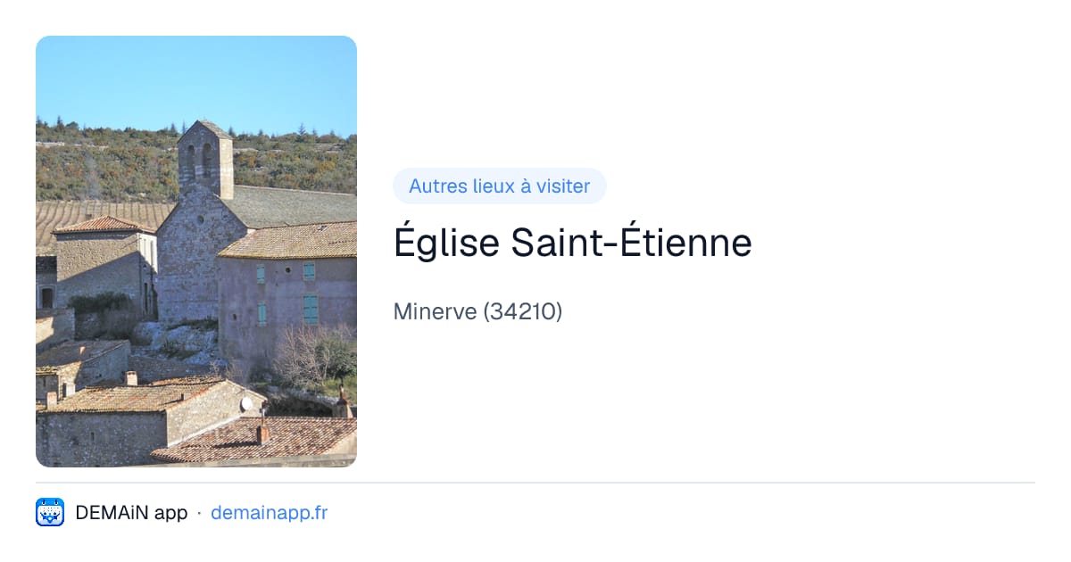 Église Saint-Étienne — Minerve