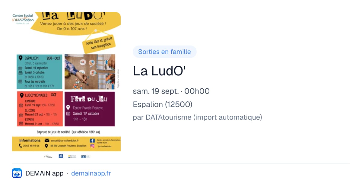 La LudO' — Espalion