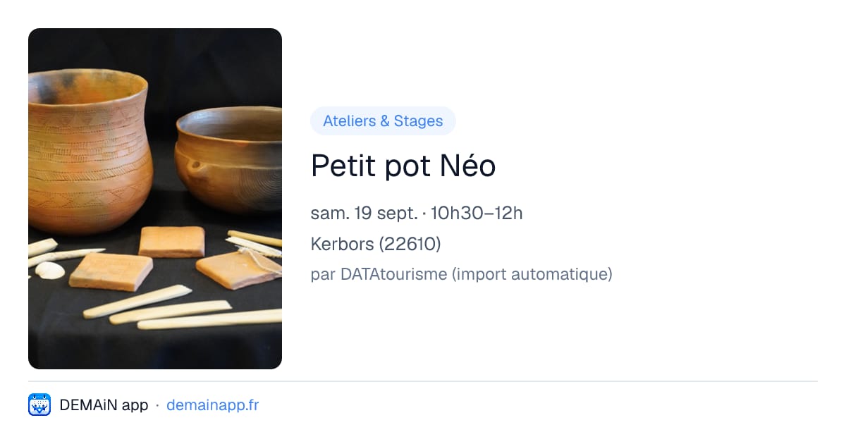 Petit pot Néo — Kerbors