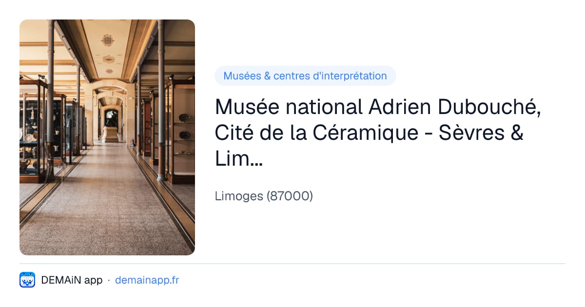 Musée national Adrien Dubouché, Cité de la Céramique - Sèvres & Limoges — Limoges