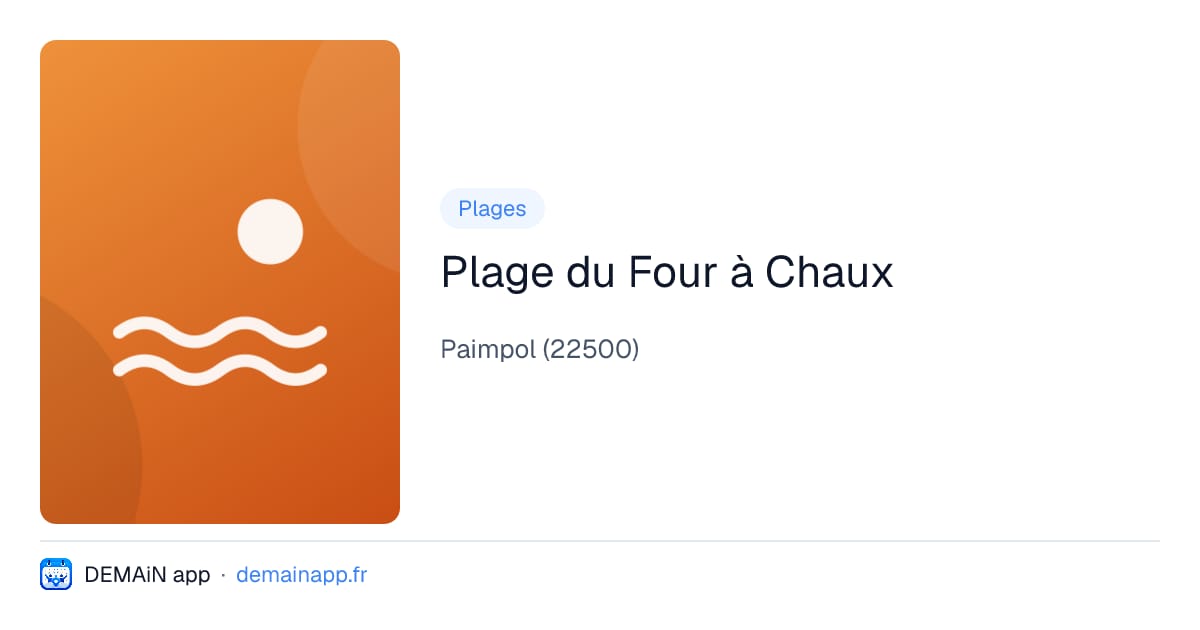 Plage du Four à Chaux — Paimpol