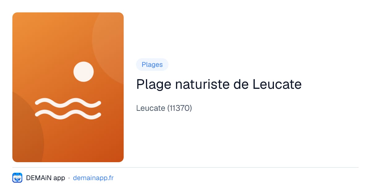 Plage naturiste de Leucate — Leucate