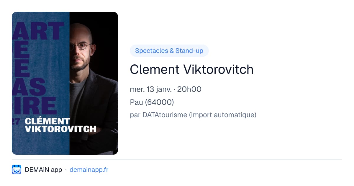 Clement Viktorovitch — Pau