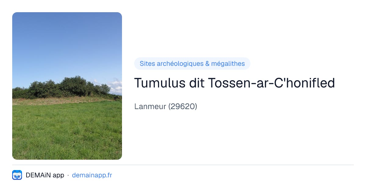 Tumulus dit Tossen-ar-C'honifled — Lanmeur