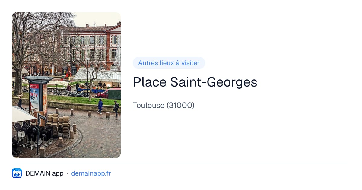 Place Saint-Georges — Toulouse