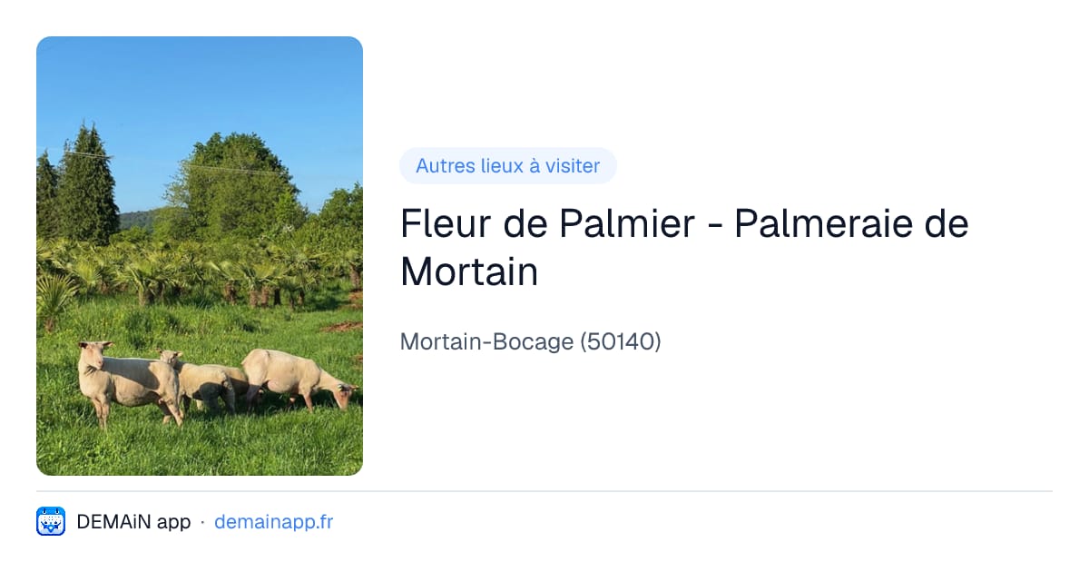 Fleur de Palmier - Palmeraie de Mortain — Mortain-Bocage