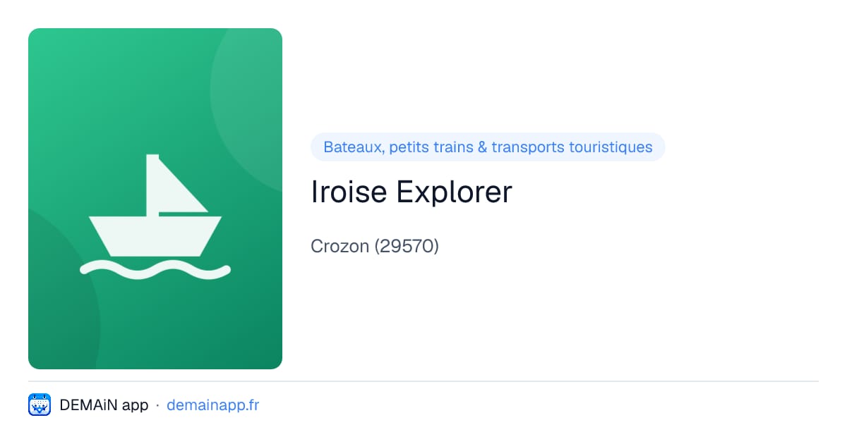Iroise Explorer — Crozon