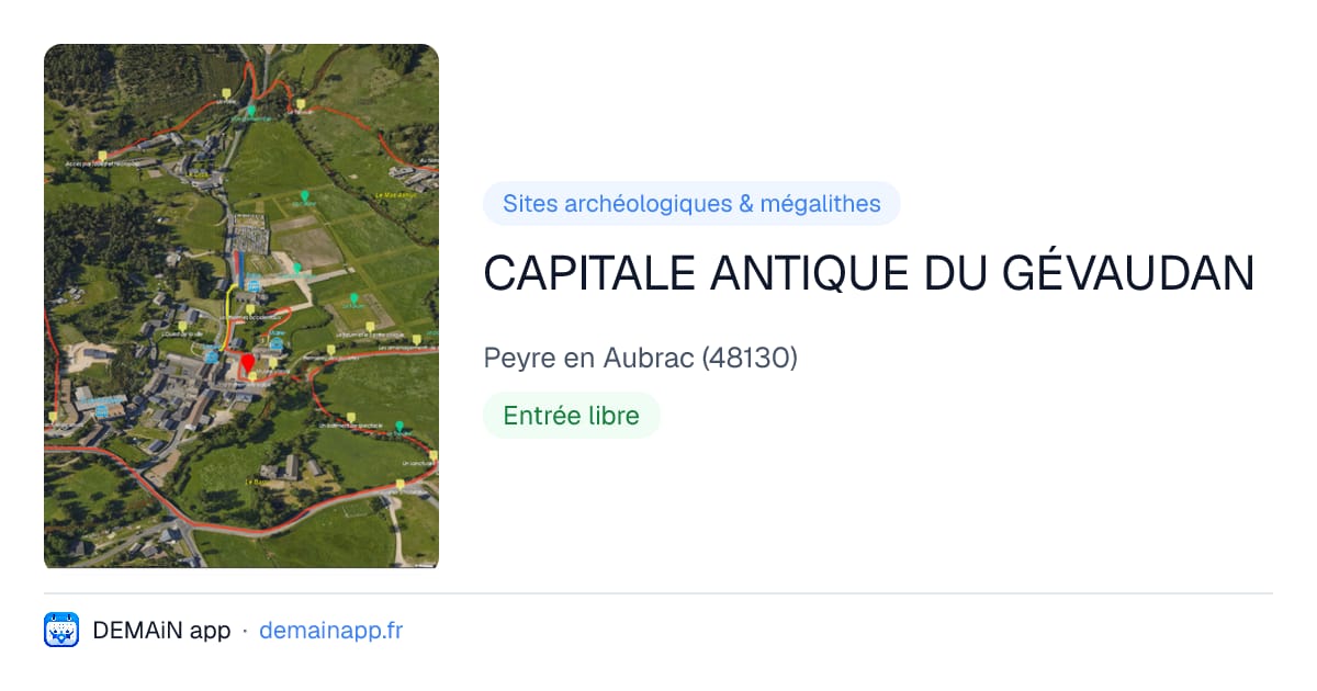 CAPITALE ANTIQUE DU GÉVAUDAN — Peyre en Aubrac