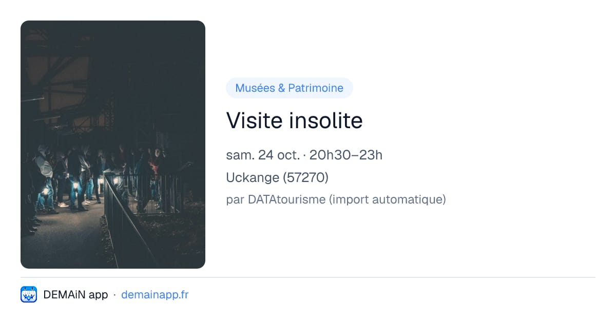 Visite insolite — Uckange