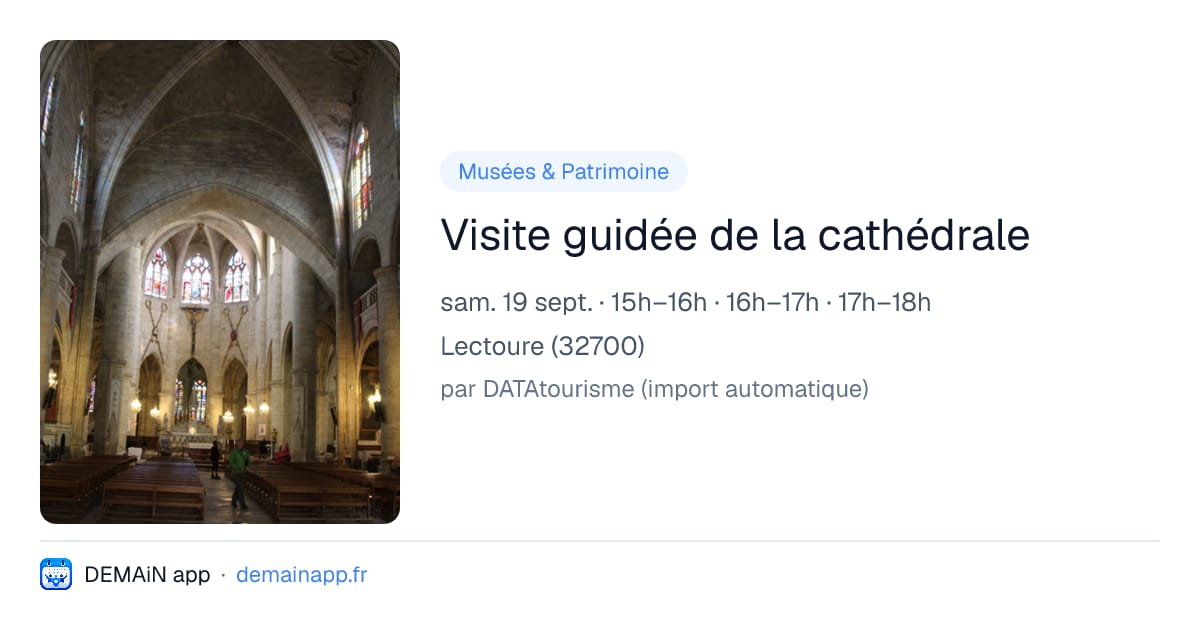 Visite guidée de la cathédrale — Lectoure
