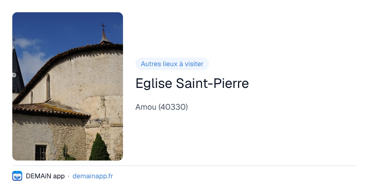 Eglise Saint-Pierre — Amou