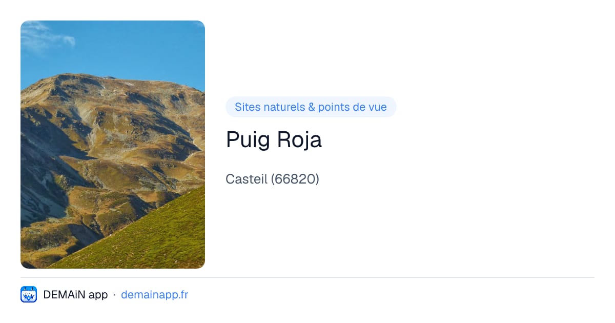 Puig Roja — Casteil