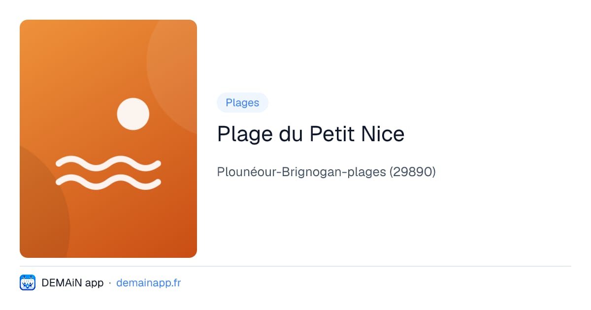 Plage du Petit Nice — Plounéour-Brignogan-plages