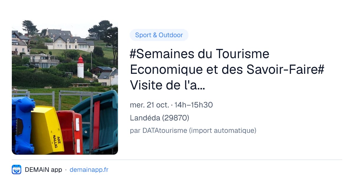 #Semaines du Tourisme Economique et des Savoir-Faire# Visite de l'atelier Aberaku et initiation au modelage pour ado-adulte — Landéda