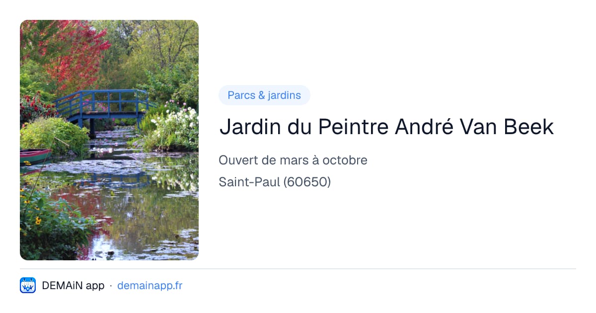 Jardin du Peintre André Van Beek — Saint-Paul
