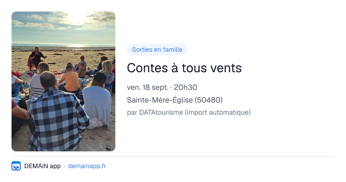 Contes à tous vents — Sainte-Mère-Église