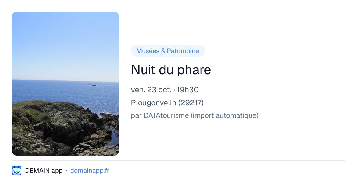 Nuit du phare — Plougonvelin