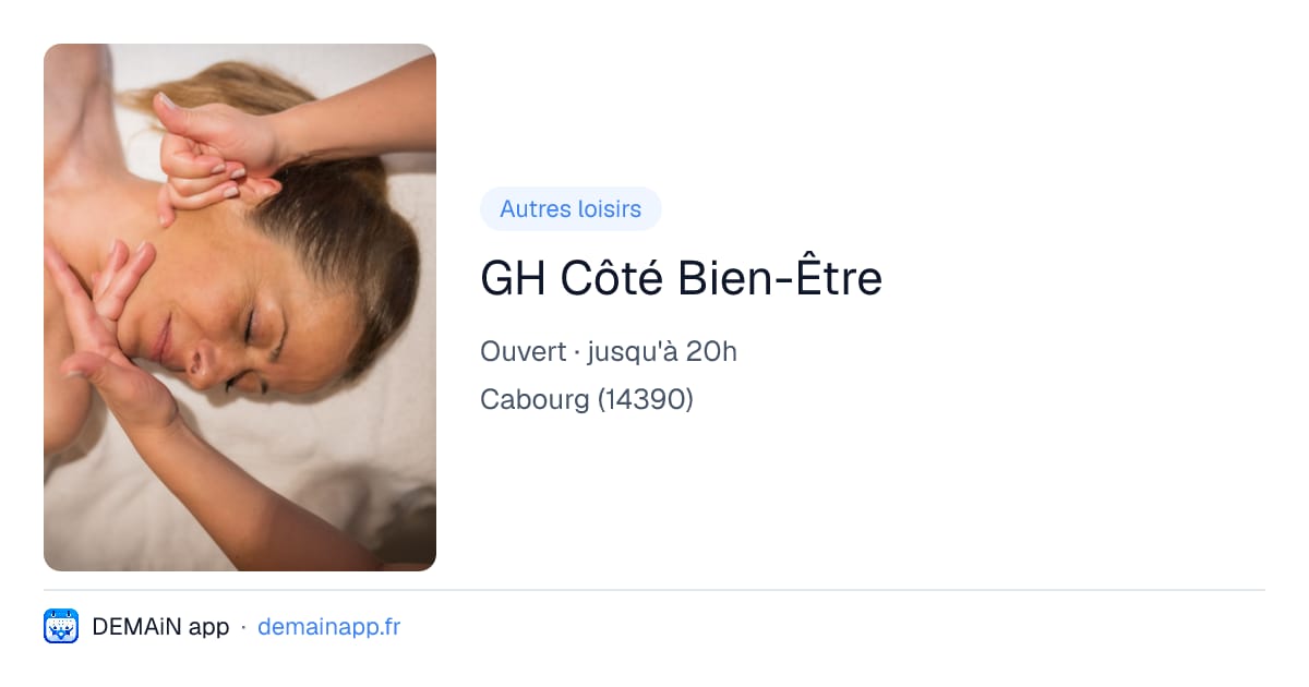 GH Côté Bien-Être — Cabourg