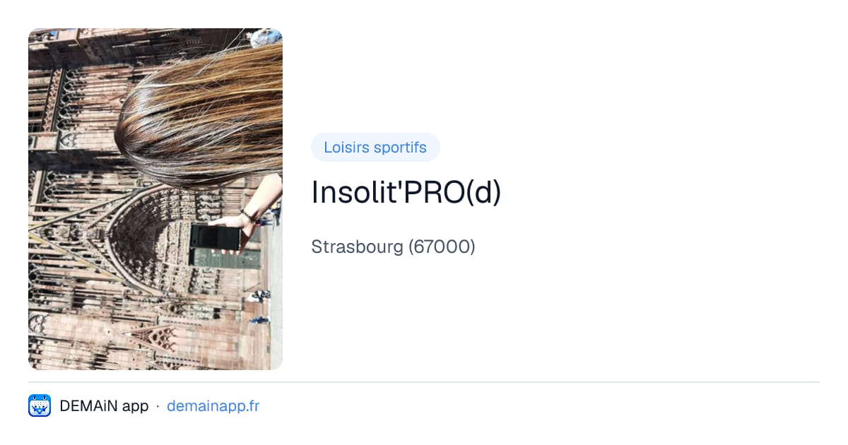 Insolit'PRO(d) — Strasbourg