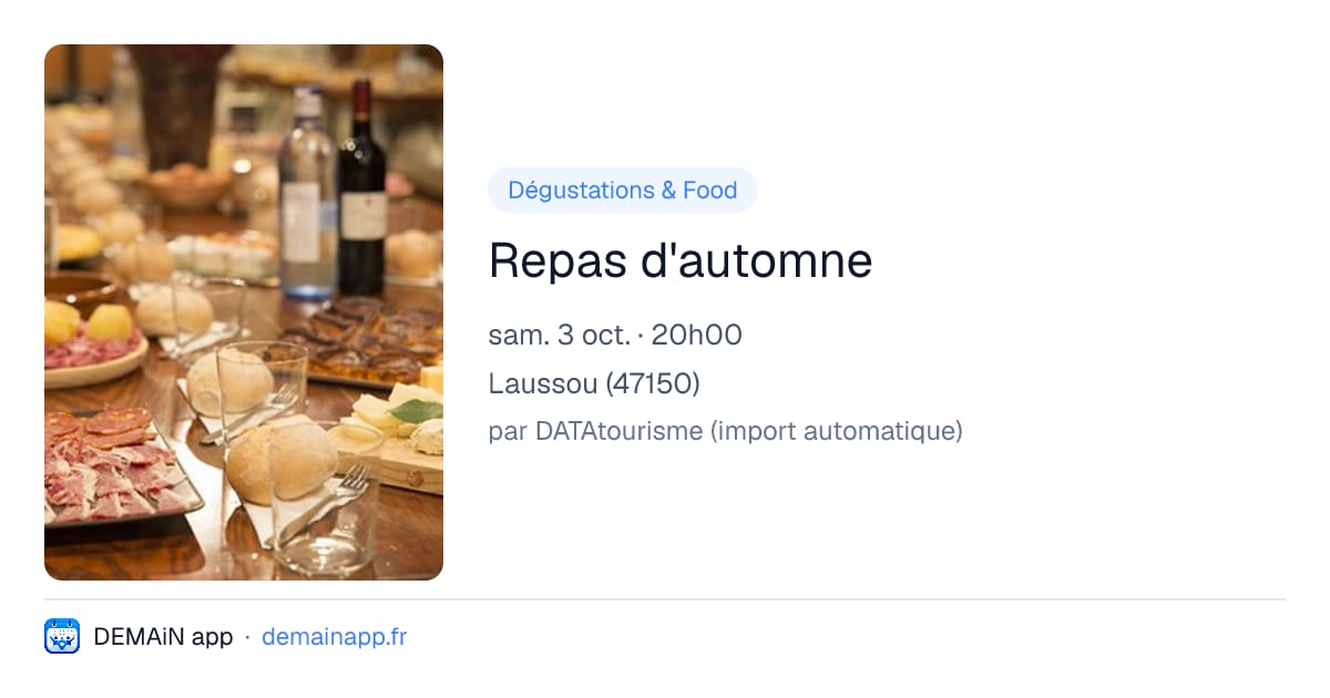 Repas d'automne — Laussou