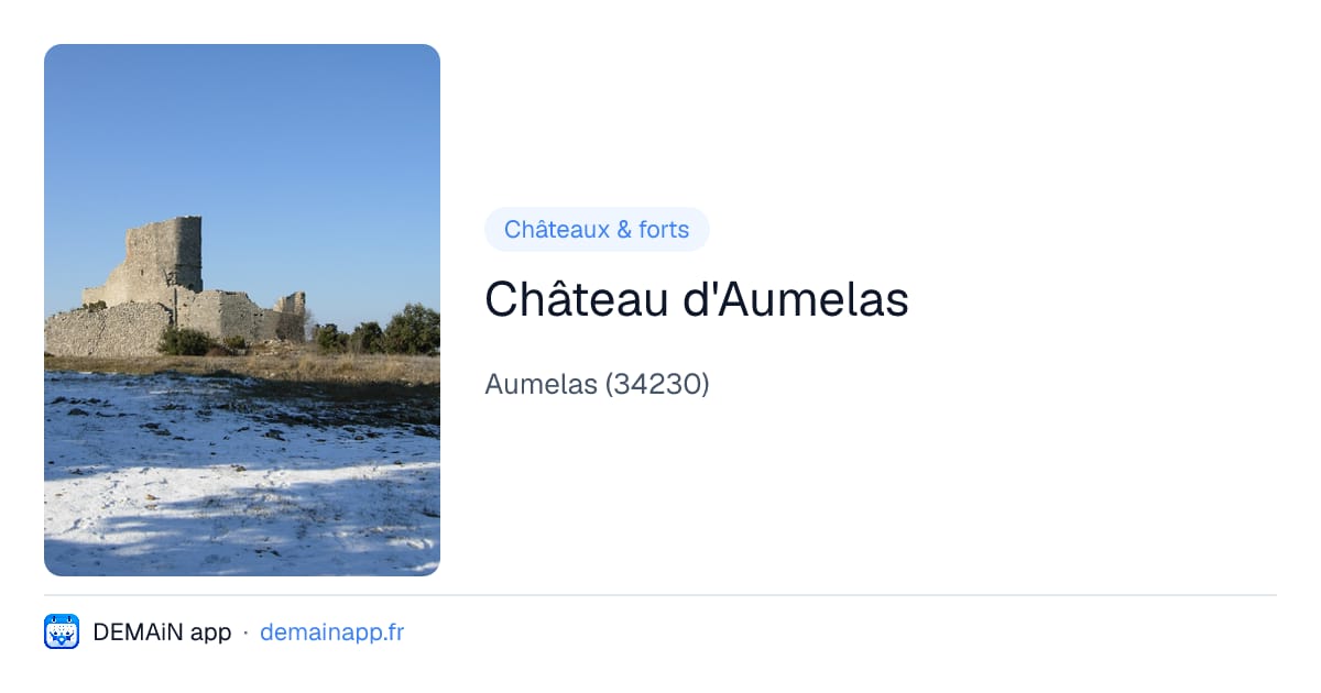 Château d'Aumelas — Aumelas