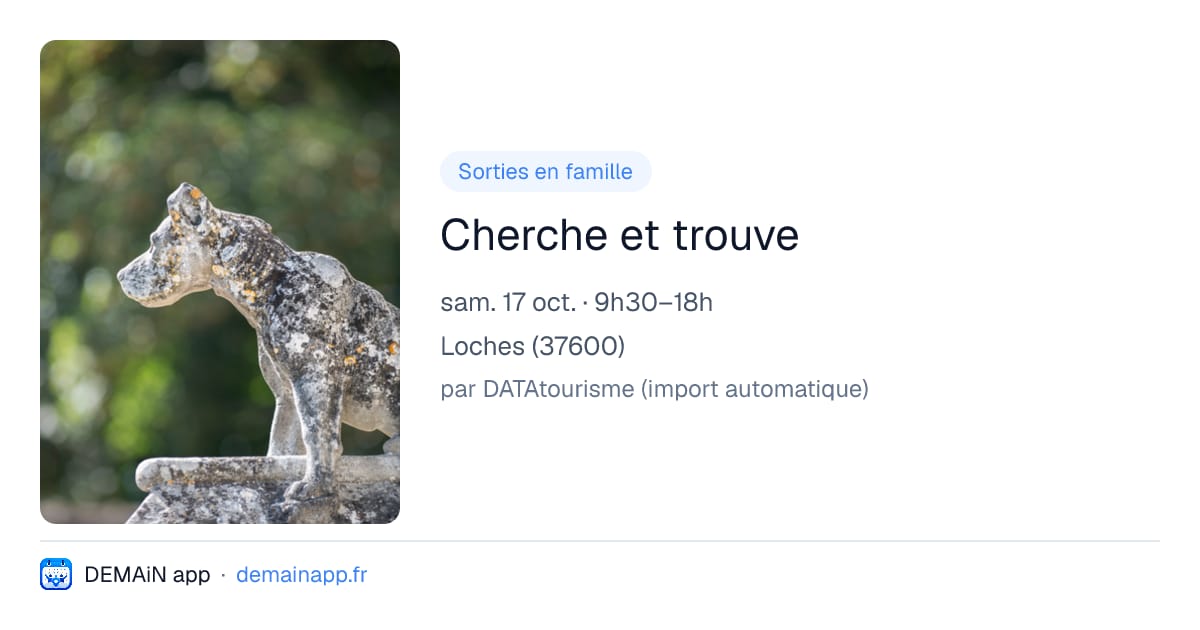 Cherche et trouve — Loches