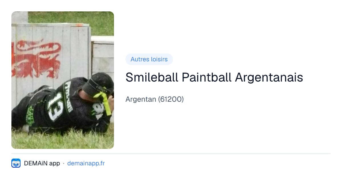 Smileball Paintball Argentanais — Argentan