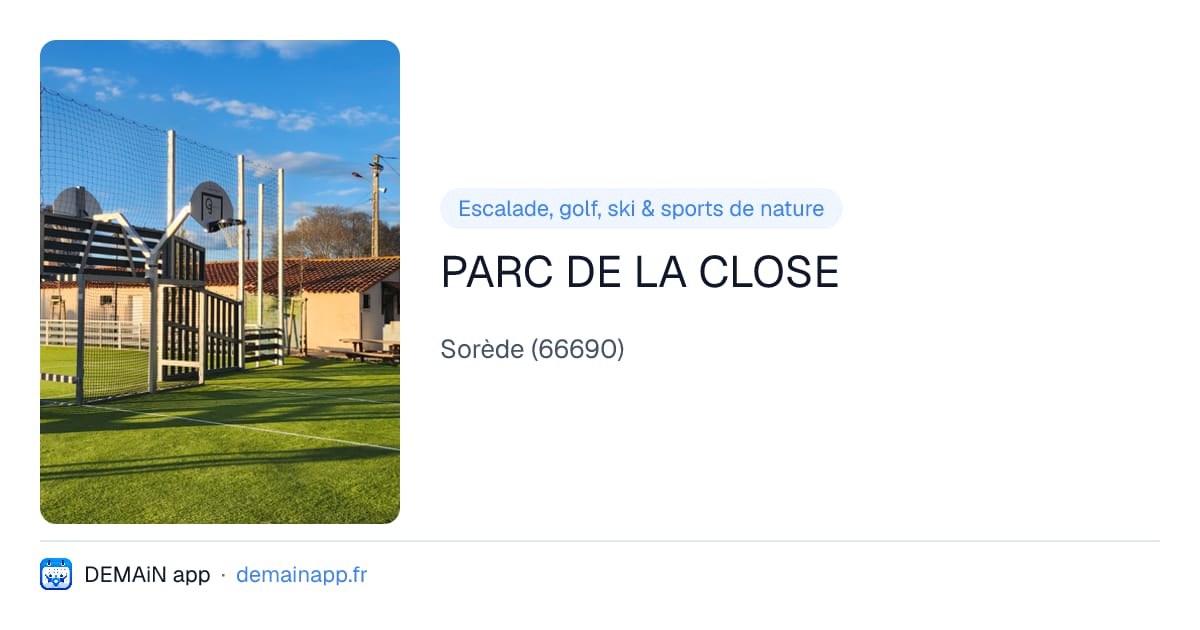 PARC DE LA CLOSE — Sorède